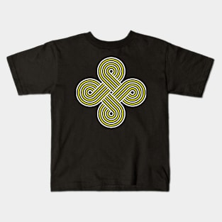 Abstract Infinite Gold Kids T-Shirt